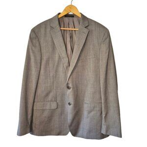 Michael Kors 100% Wool Grey Sports Jacket Blazer Size 46R
